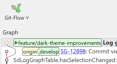 SmartGit 19.1 Git-Flow integration with AVH 1.12 and flexible base branch selection