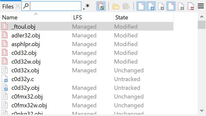 SmartGit 22.1 enhanced LFS support with dedicated status column and state-aware commands